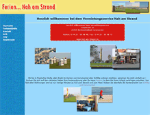 Tablet Screenshot of nah-am-strand.de